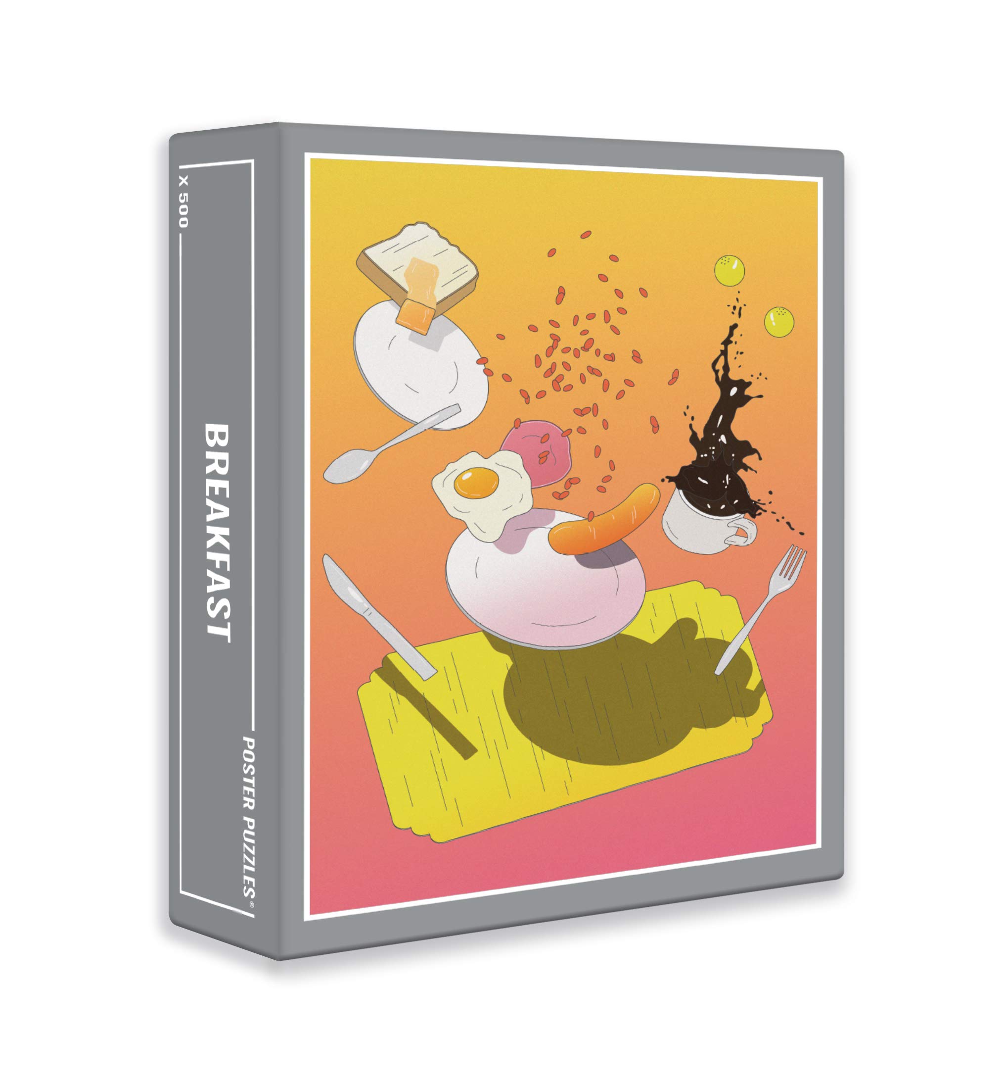 Cloudberries Breakfast Jigsaw Puzzle - Gourmet Themed Jigsaw Puzzles for Adults (500 Piece) - Fun, Easy to Assemble and Gradient Puzzle with 500 Pieces for Adults - Made in Europe