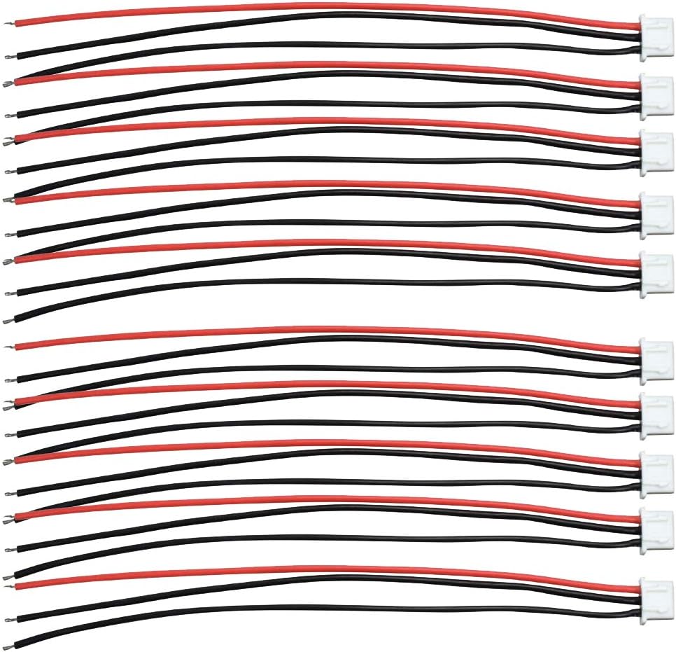 Yiqigou 10 PCS JST 2S 3S 4S 5S 6S Balance Extension Cable Lead Wire