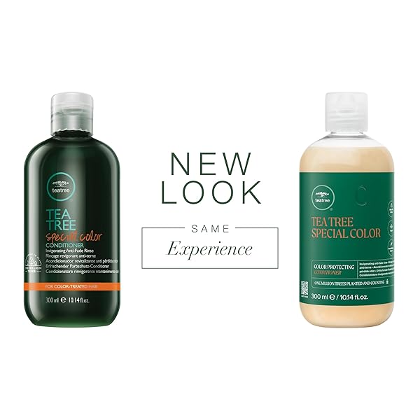 TEA TREE SPECIAL COLOR CONDITIONER, CONDITIONS + DETANGLES, PROTECTS HAIR COLOR, FOR COLOR-TREATED HAIR, 10.14 FL. OZ.