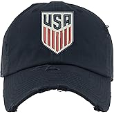 ALLNTRENDS USA Soccer Hat Embroidered Dad Hat Team Fans US Flag Cap