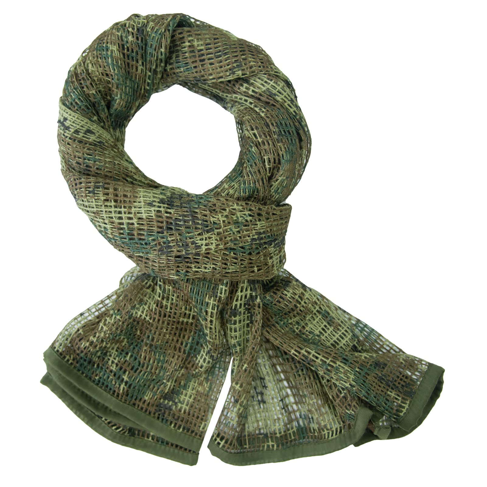 Tongcamo Sniper Veil Netting Camo Scarf Men Camo Gun Wrap for Hunting Shooting Wargame Outdoor Activities