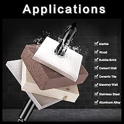 5-Piece 9/16“ Masonry Drill Bits for Tile Glass