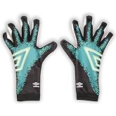 Umbro Junior Neo League Goalkeeper Gloves, Black/White/Teal