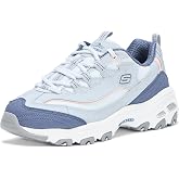 Skechers Sport Women's Women's D'Lites- Popular Vote | Air-Cooled Memory Foam Insole, Cushioned midsole with flexible outsole, Sporty fashion sneaker with a lace-up front