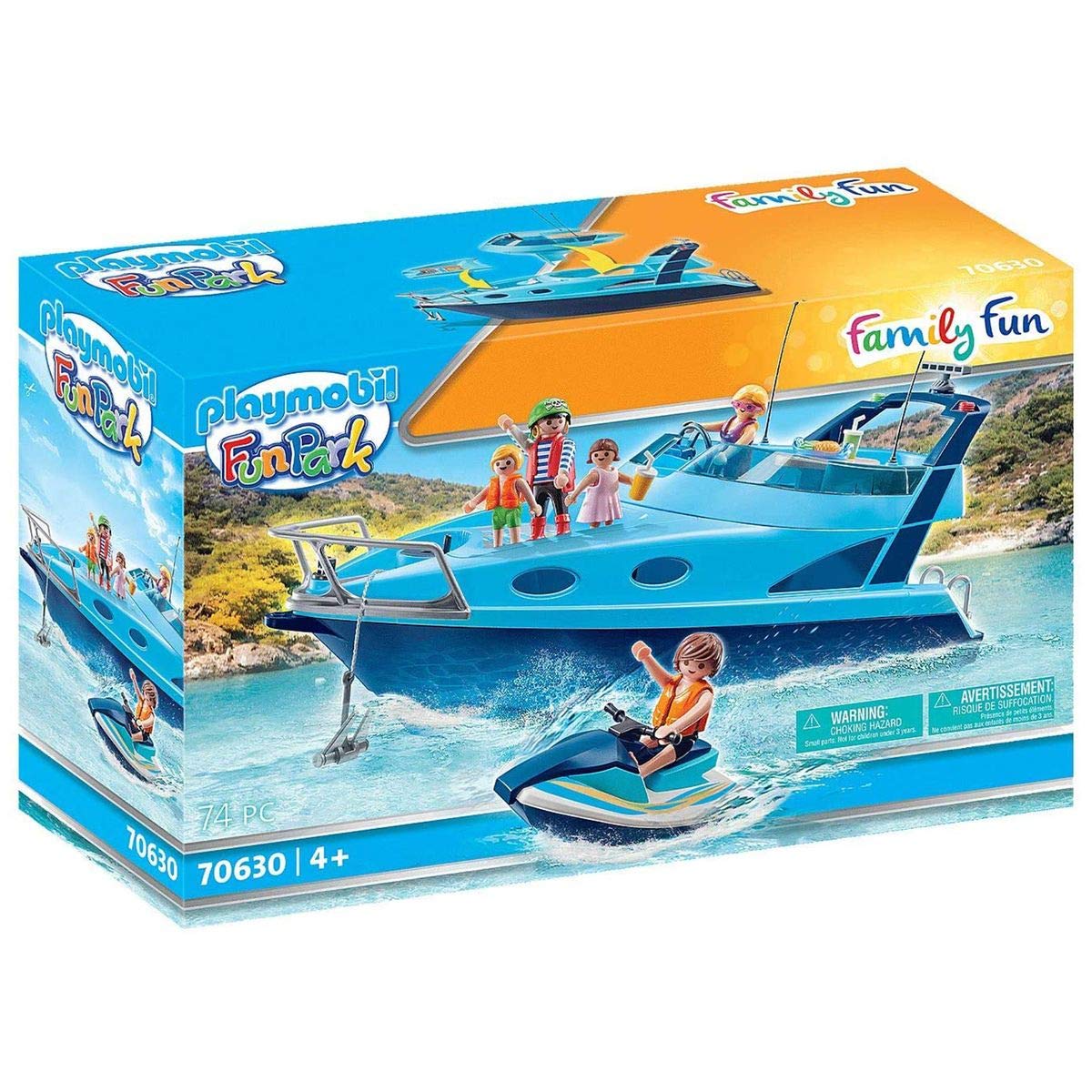 Playmobil Family Fun 70630 Fun Park Yacht with Jet Ski
