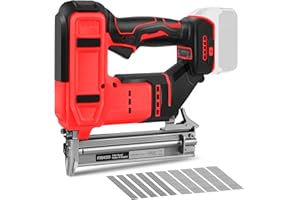 18GA Cordless Brad Nailer Compatible with Milwaukee 18V Battery, 2 in 1 Brushless Nail Gun/Staple Gun with 500 Nails and 500 