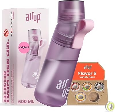 AIR UP Twist Pro Starter Set Purple Lavender 600ml with 5 Flavour Pods