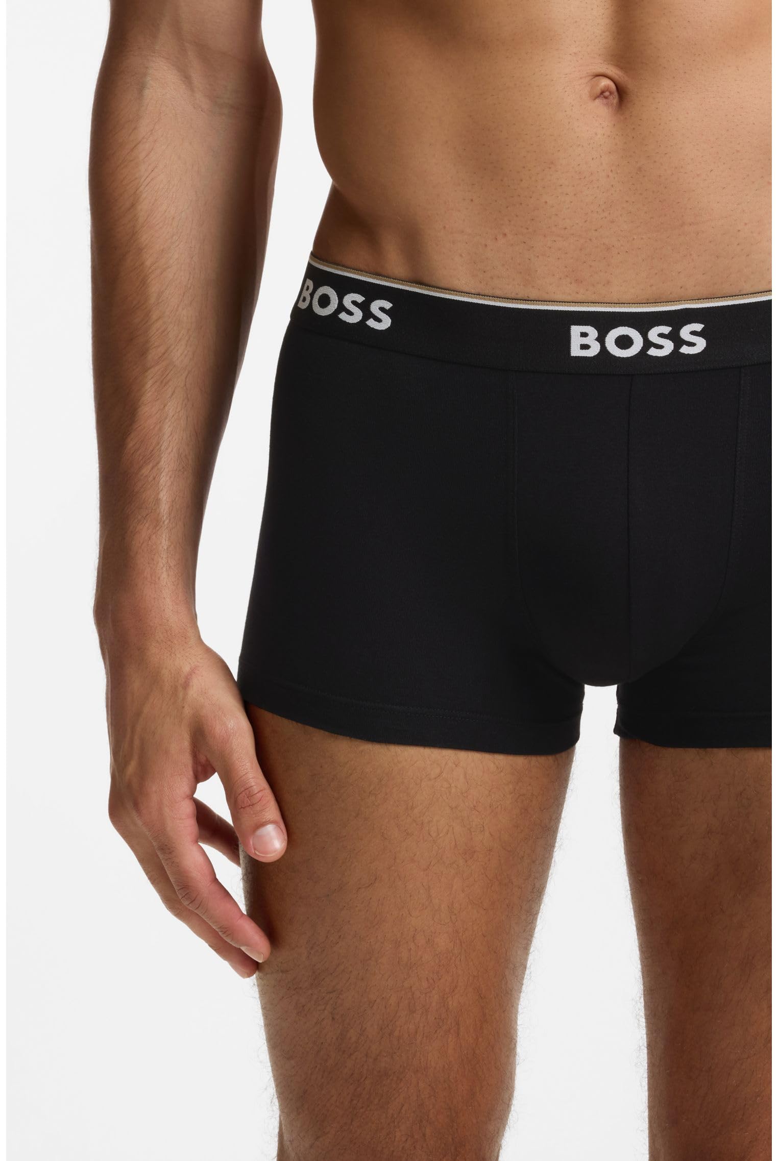 BOSS Hugo Herren Trunk 3p Co/EL Boxershorts, Assorted 999, S 5