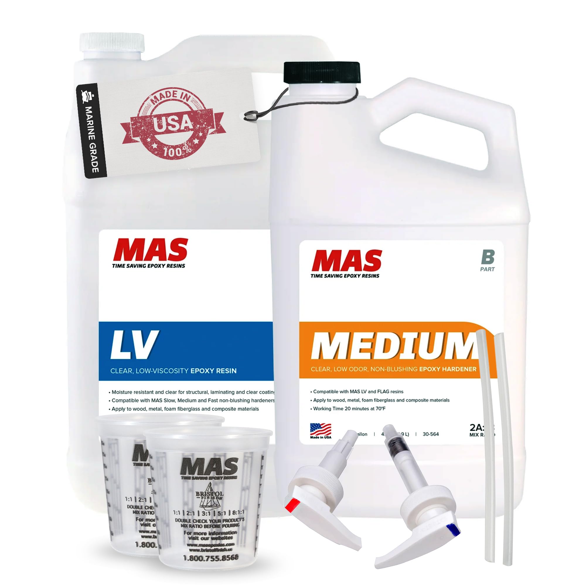 MAS Epoxies Marine Epoxy Resin Kit
