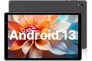 ApoloSign Android 13 Tablets, 10.1 Inch Tablet with Octa-core Processor, 8GB RAM, 64GB ROM, 128GB Expand, Long Lasting Battery, WiFi6, Bluetooth, G-Sensor, Dual Camera, Google Play GMS Certified