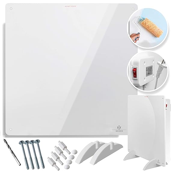 KESSER® Infrarotheizung 425 Watt Wandheizung ? Infrarot ? Heizung ? Heizkörper | Heizpaneel| Inkl.Standfüßen NEU |