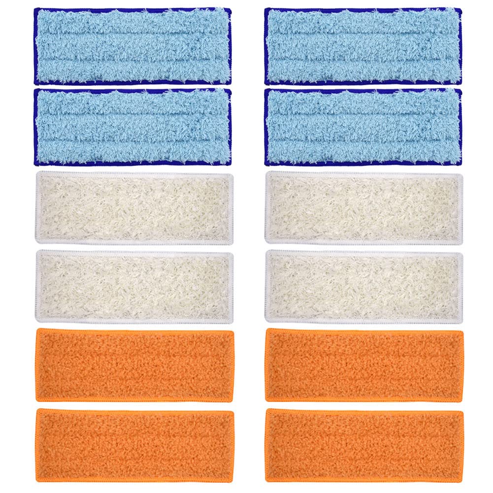 Neutop Replacement Washable Mopping Pads Cloths Compatible with iRobot Braava Jet 200 Series 240 241 245 250 with 4 Wet 4 Dry 4 Damp.