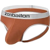 ZONBAILON Mens Sexy Underwear Mesh Briefs Breathable Pouch Low Rise Bikini | 3D pouch support, See through sheer underwear, Moisture-wicking, Ideal for gym, travel, daily.