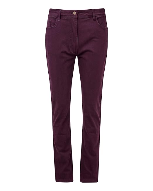 Cotton Traders Women's Soft Touch Stretch Straight Leg Jeans Trousers