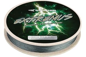 KastKing Extremus Braided Fishing Line, Highly Abrasion Resistant 4-Strand Braided Lines, Thin Diameter, Zero Stretch, Zero Memory, Easy Casting, Great Knot Strength, Color Fast