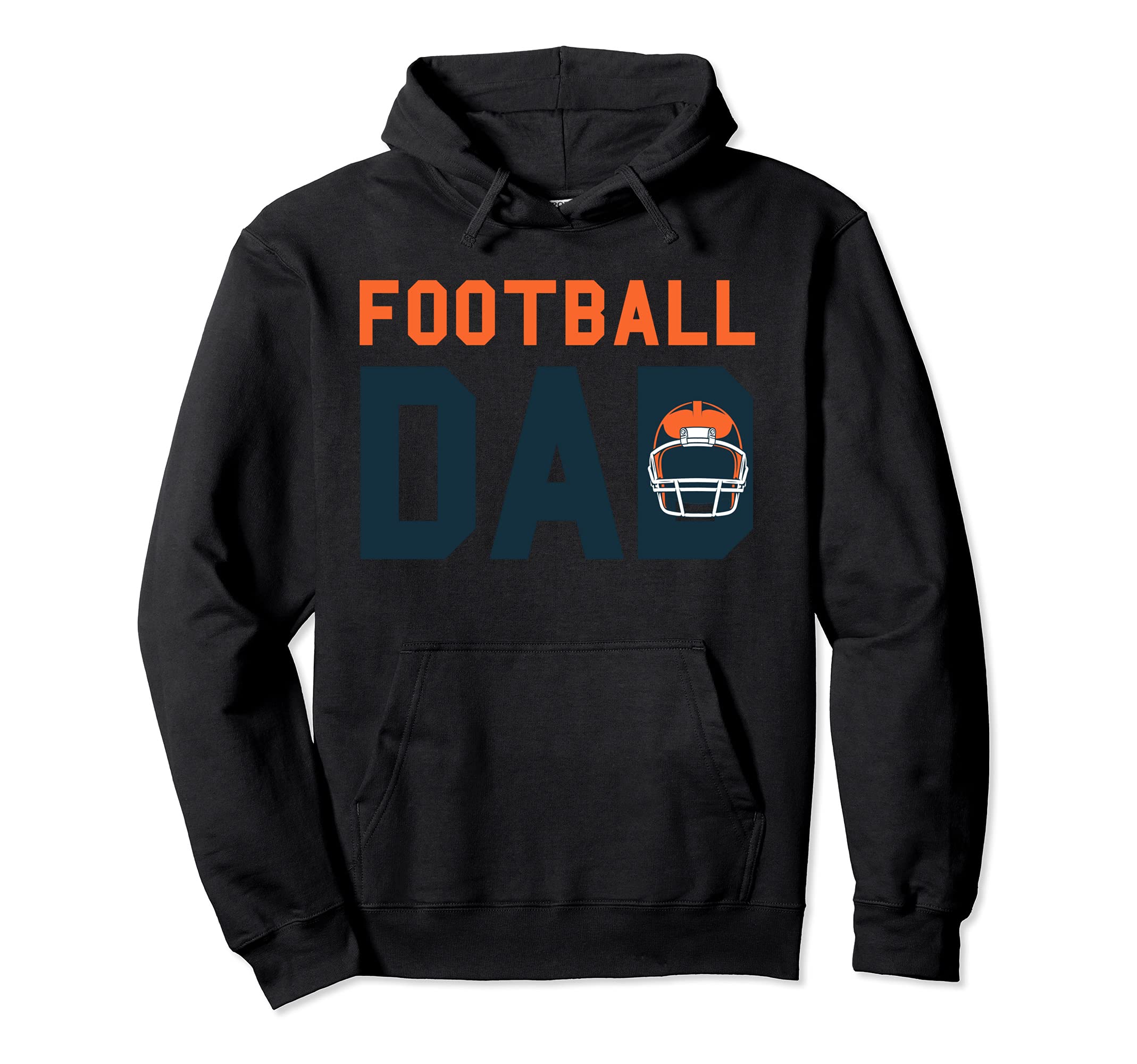 Football Dad Fathers Day American Football Sport Tournamet Pullover Hoodie