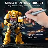 Nicpro 20 Pcs Miniature Paint Brushes Set with Nylon Case for Model Details view 2