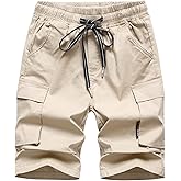 TLAENSON Kids Camo Cargo Shorts Boys Pull On Military Summer Camouflage Bermuda Shorts