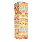 Bluey Tumbling Tower – 54 Colorful Wooden Blocks