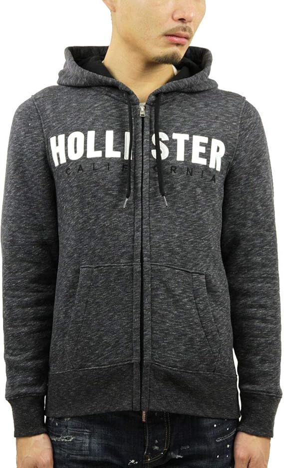 Amazon ホリスター パーカー メンズ 正規品 Hollister ジップアップパーカー ロゴ Embroidered Logo Full Zip Hoodie 322 226 0227 並行輸入品 並行輸入品 トレーナー パーカー 通販