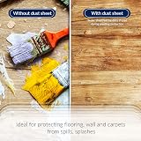 ARVO 3 Pack Extra Large Plastic Dust Sheets 12ft x 9ft 3.6m x 2.75m Waterproof view 4