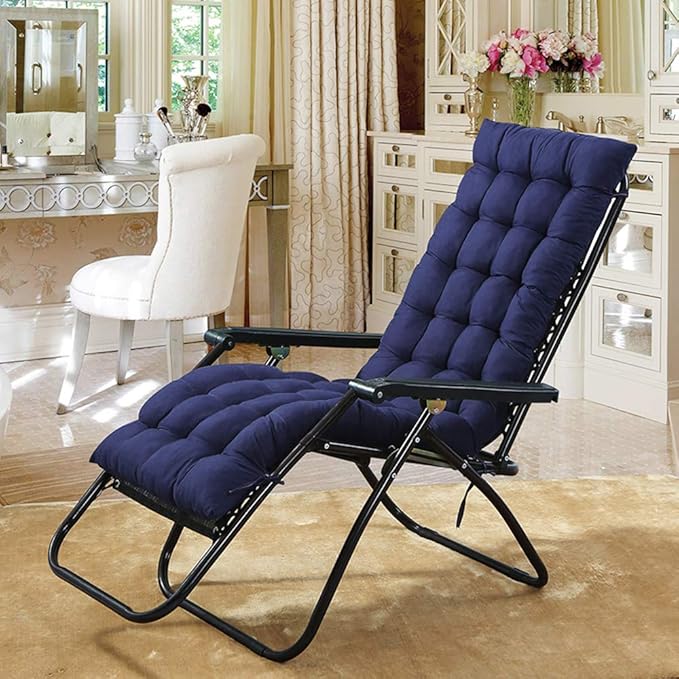 Sun Lounger Cushion Pads Replacement Garden Patio Seat Cover Thick