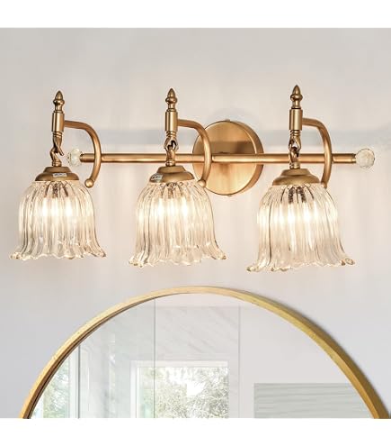Quorum 5257-4-70 Four Light Vanity – Transitional Style Bathroom Fixture, 31.5" Width