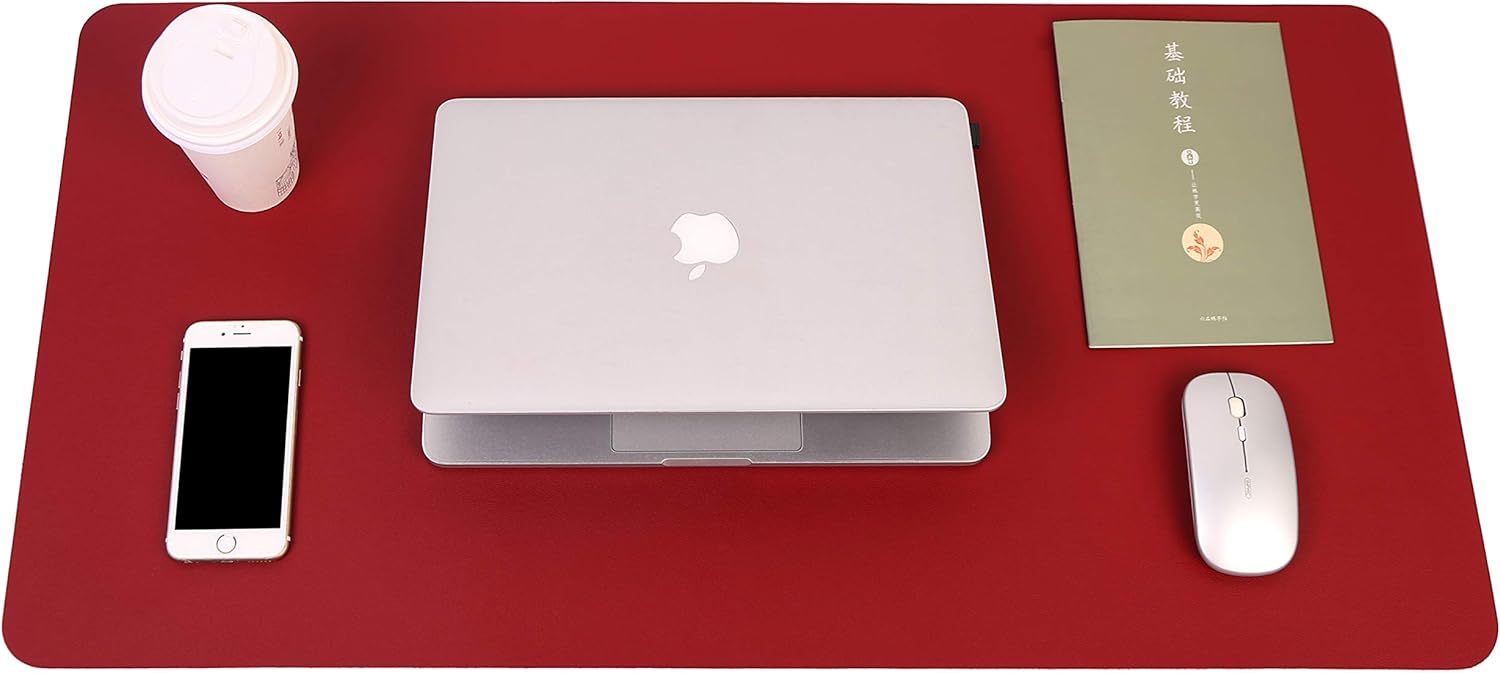 Best glass computer desk red