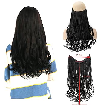 Amazon Com Xbwigs Straight Curly Hair Extensions 2019 Realistic