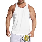 Agilelin Men's Workout Stringer Tank Tops Mesh Quick Dry Y-Back Tops Muscle Athletic Shirts for Gym