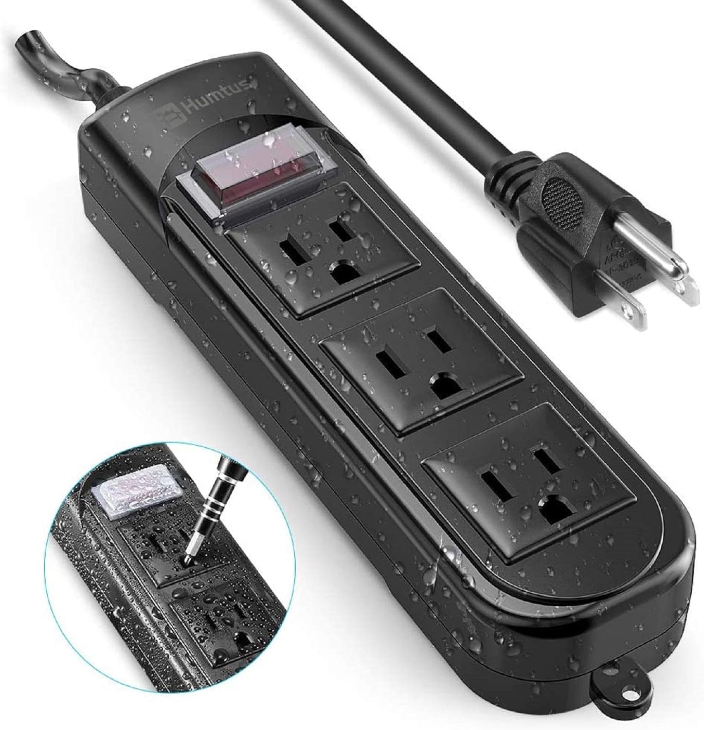Outdoor Power Strip Surge Protector 