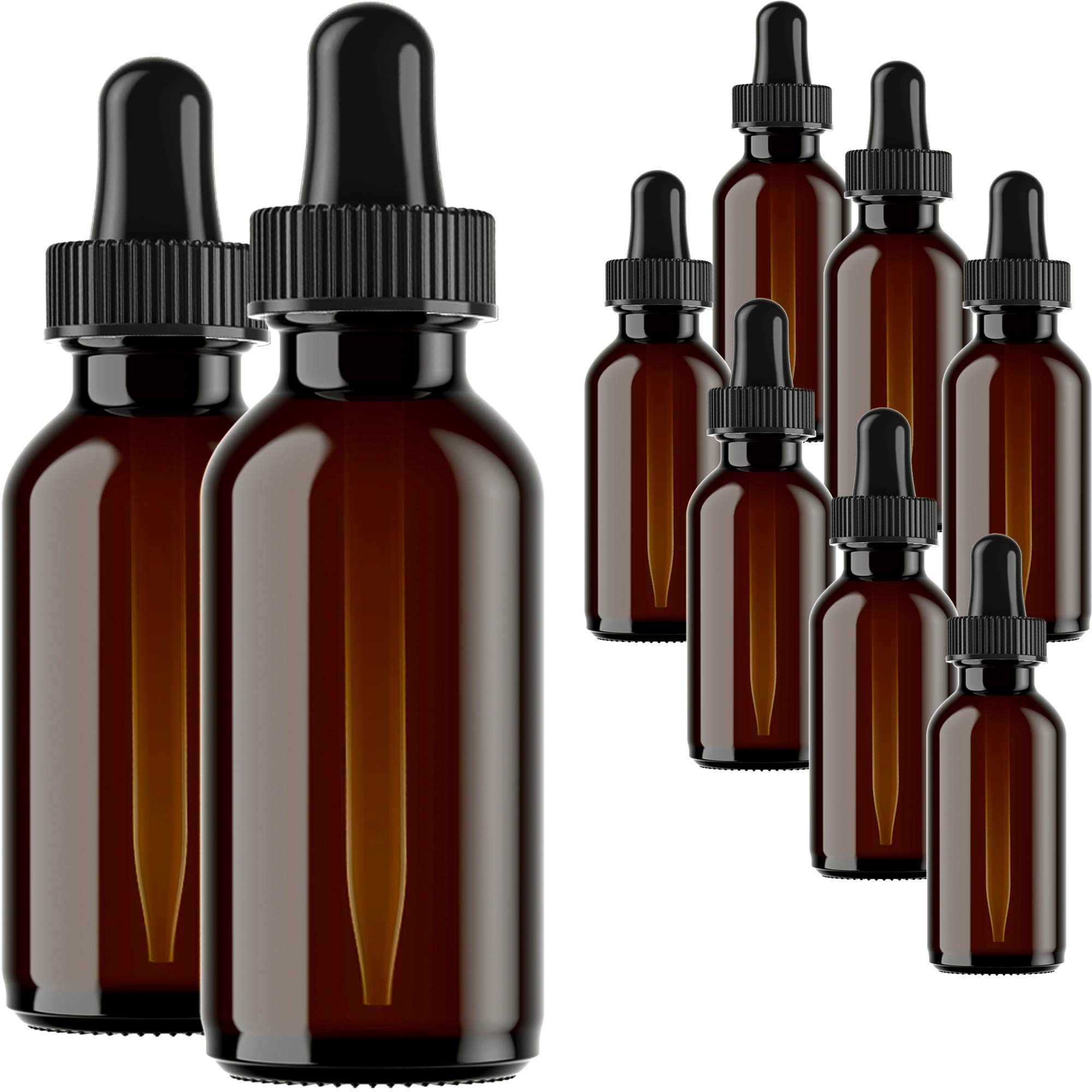Roller Bottles for Essential Oils 12 Pack 10 ml Glass