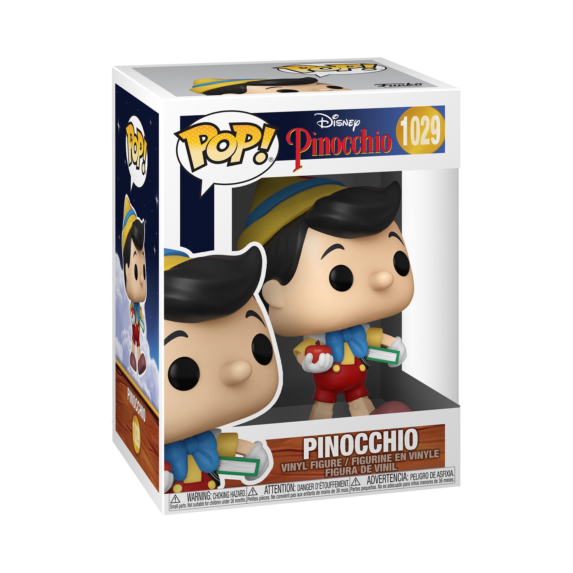 Funko Pop! Disney: Enamel Pinocchio - School Bound - Collectable Vinyl Figure - Gift Idea - Official Merchandise - Toys for Kids & Adults - Movies Fans - Model Figure for Collectors