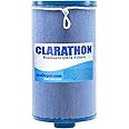 Clarathon Replacement for Lifesmart, Freeflow, AquaTerra, Hydromaster, Grandmaster, Simplicity, Bermuda Spas - 50SF Blue Media Hot Tub Spa Filter