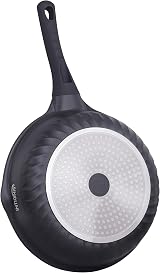 INTIGNIS 28 cm Deep Frying Pan with Lid Induction Non-Stick GREBLON Coating view 9