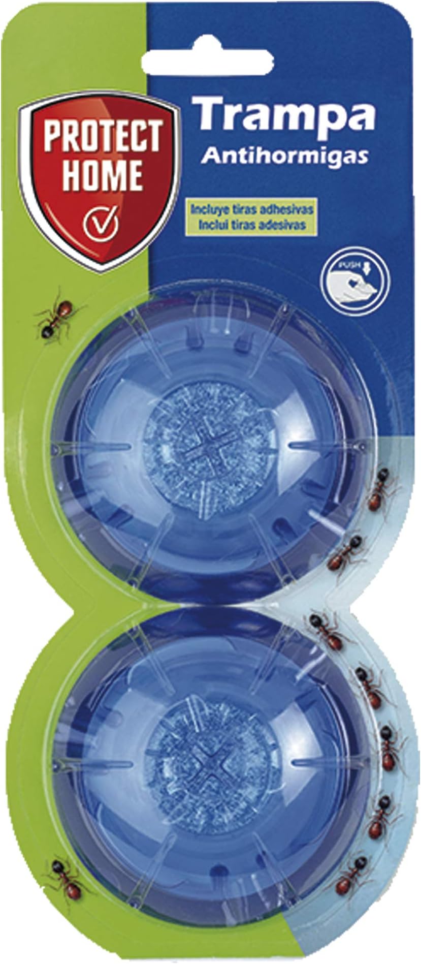 Protect Home Ant Trap with Gel Bait 1 Unit 2x11.3x26 cm aqua green