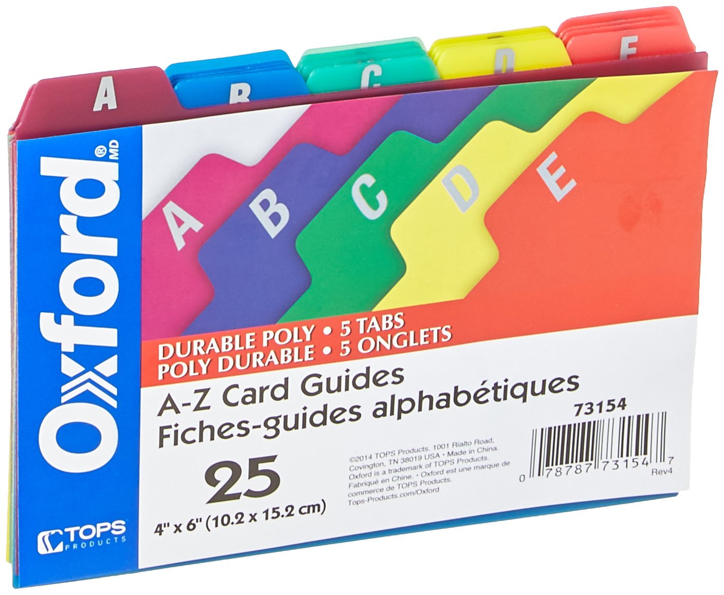 Poly Index Card Guides Alphabetical at William Mendez blog