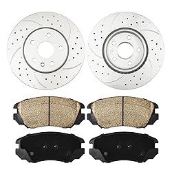 295.6mm Front Brake Pads and Rotors Kit Compatible