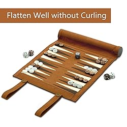 Woodronic Upgraded 3 in 1 Backgammon Chess Checkers