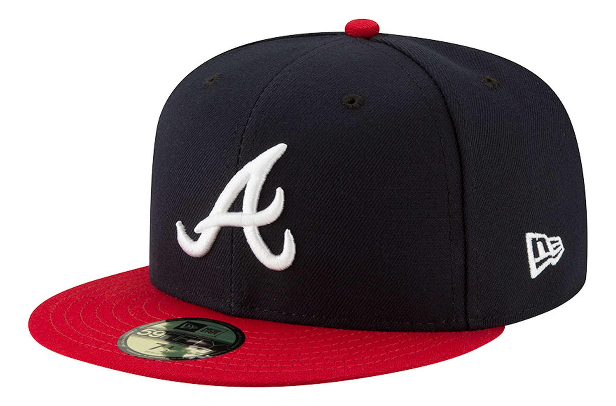 New Era Atlanta Braves Navy 59Fifty Basecap - 6 7/8-55cm (S)