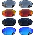 Acefrog 4 Pairs Polarized Replacement Lenses for Oakley Straight Jacket 2007 Sunglasses, Perfectly Fit, Shatterproof, Anti-scratch, Value Pack