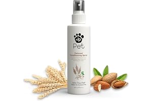 John Paul Pet Oatmeal Conditioning Spray for Dogs and Cats, Sensitive Skin Formula Soothes and Moisturizes Dry Skin and Fur, 