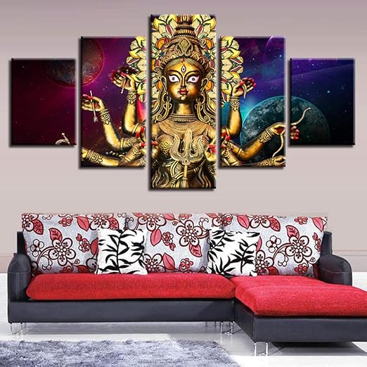 Wangchengp Lienzo Pared Arte Imagen Modular Decoracion Del Hogar 5