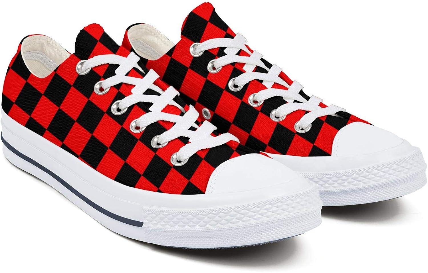 black and white checkered shoes womens