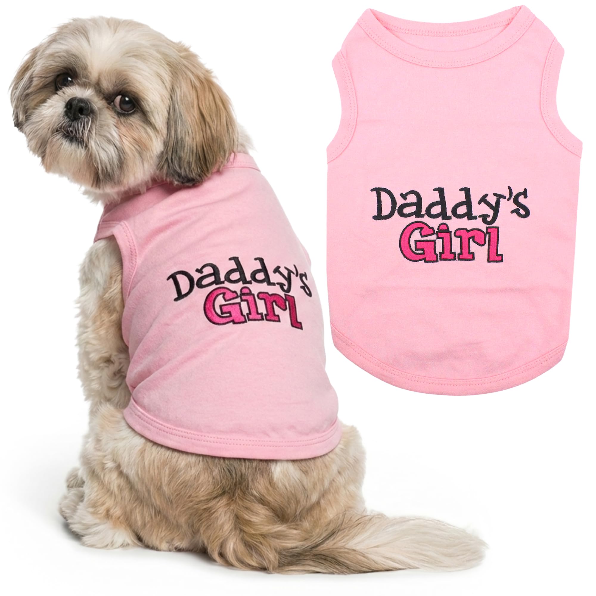Parisian Pet Daddy's Girl T-Shirt, Medium