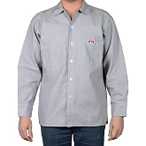 Ben Davis 11238 Men's Button Long Sleeve Hickory Shirt
