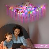 MHJY Toy Hammock Net with LED Light Large Corner Organizer view 6