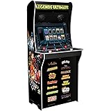 Legends Ultimate Arcade, Full Size Game Machine, Home Arcade, Classic Retro Video Games, Over 300 Licensed Arcade and Console