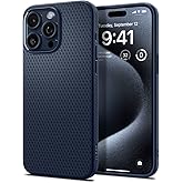 Spigen Liquid Air Designed for iPhone 15 Pro Case (2023) [Military-Grade Protection] - Navy Blue