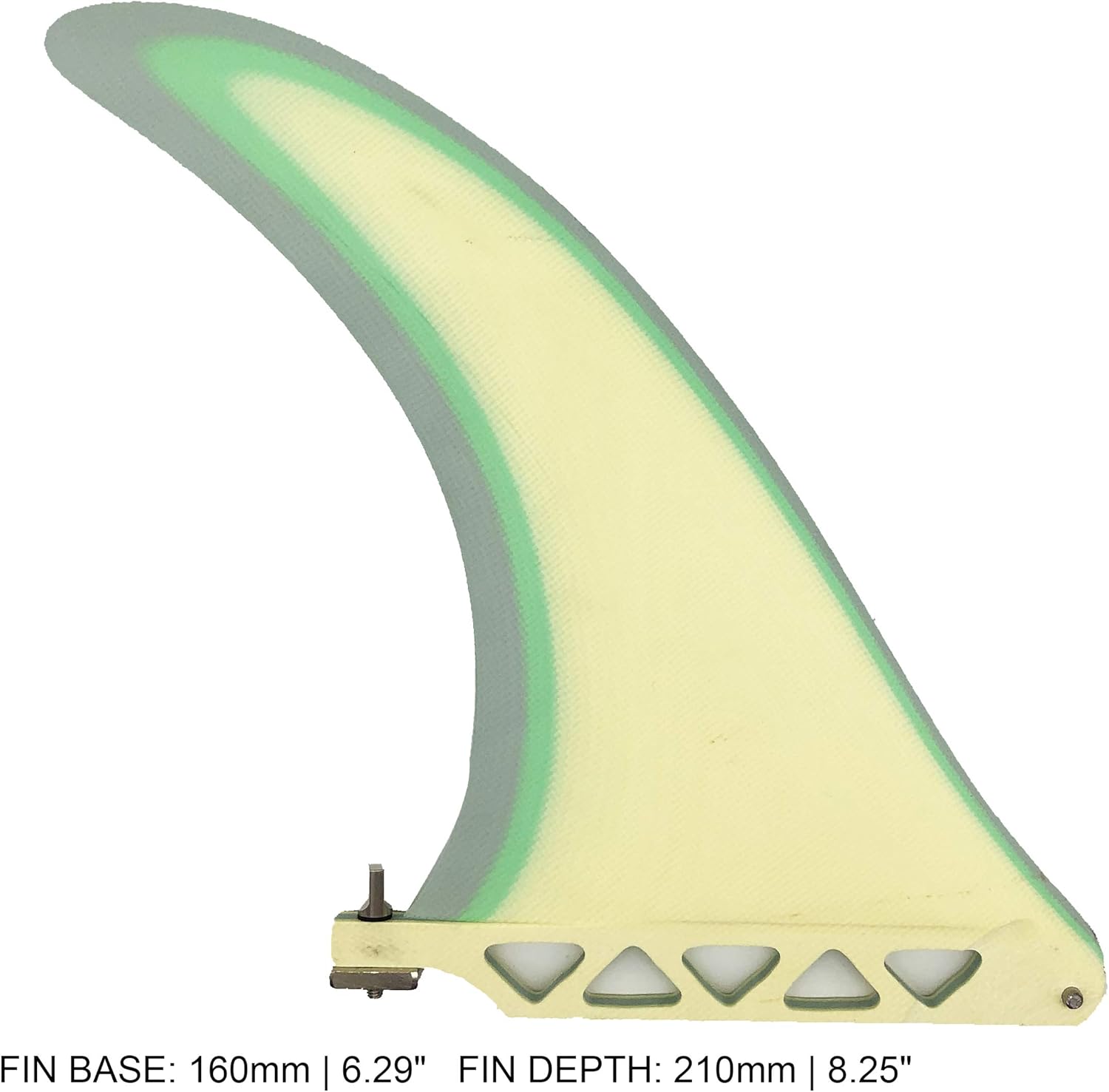 AQUBONA FCS or Futures Fiberglass Kite/KEEL/Fins for Surfing with Fin